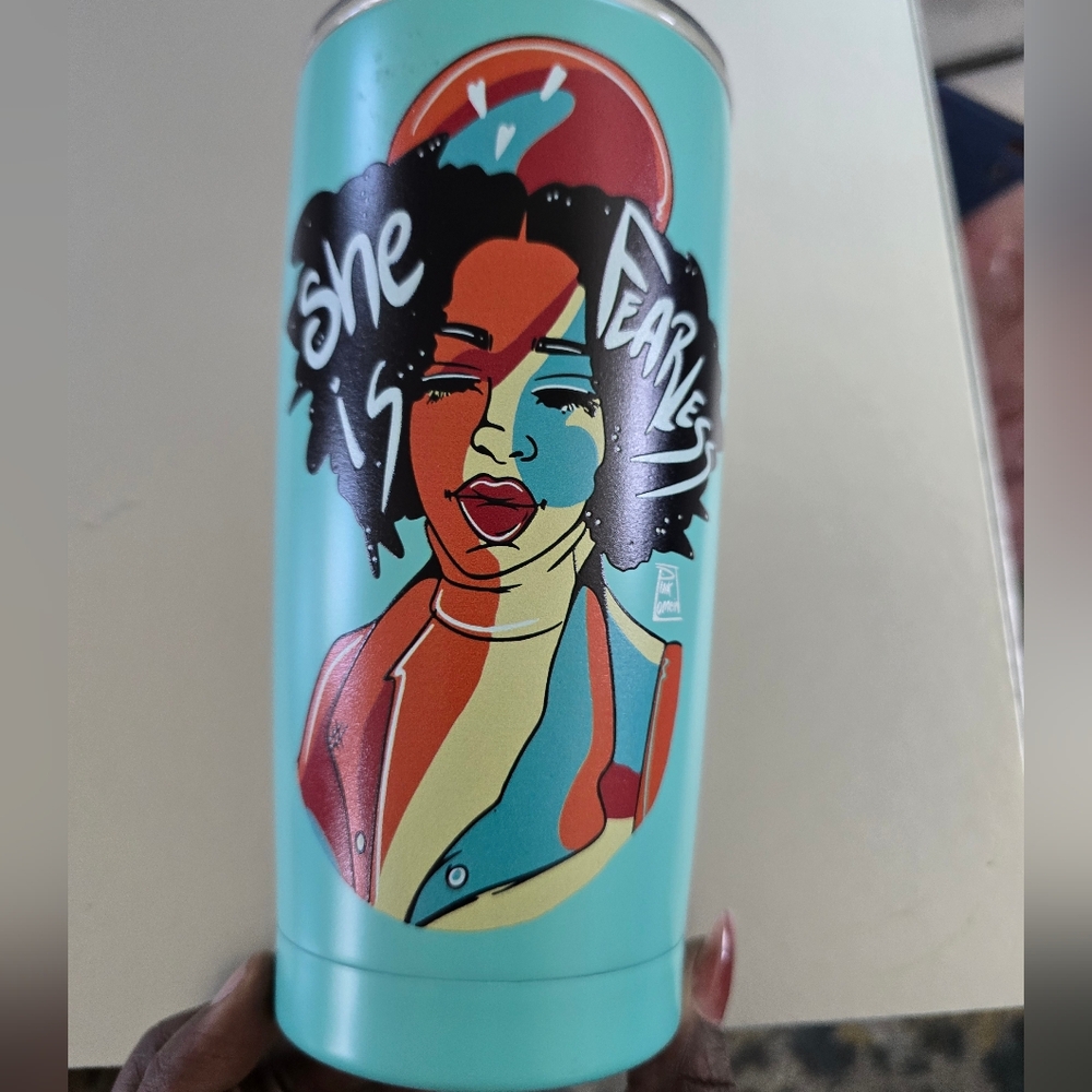 Colorful Graphic Water Bottle